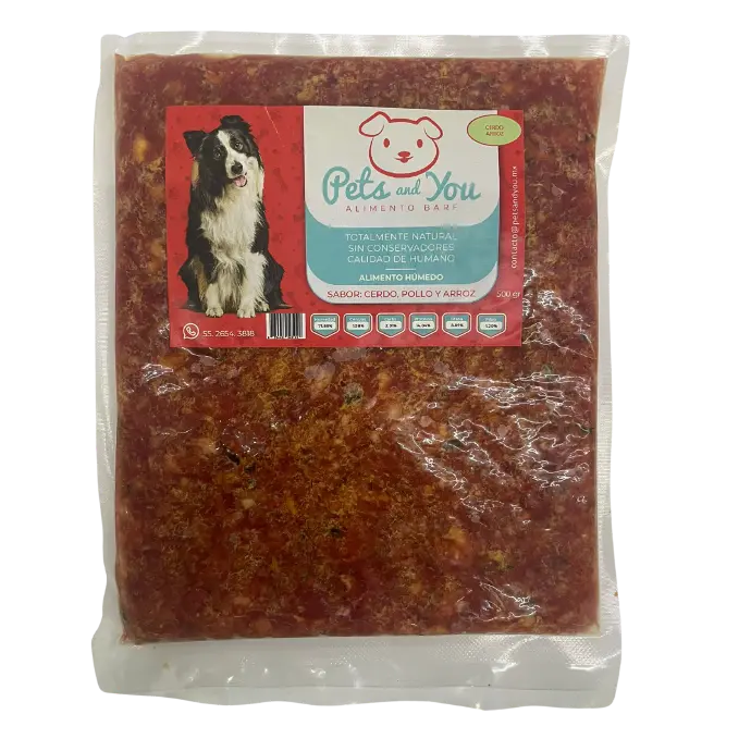 Alimento BARF sabor cerdo 7 kg